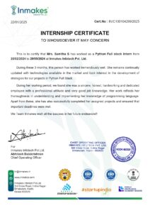 Home internship certificate inmakes page 0001