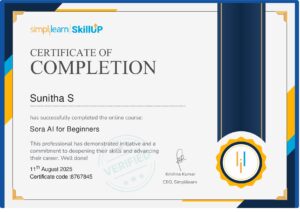 Home sora certificate simplilearn page 0001